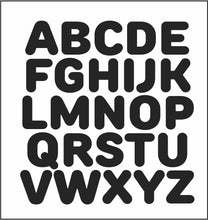 24" Flat Cardboard Letters - Full Alphabet 26 letter set