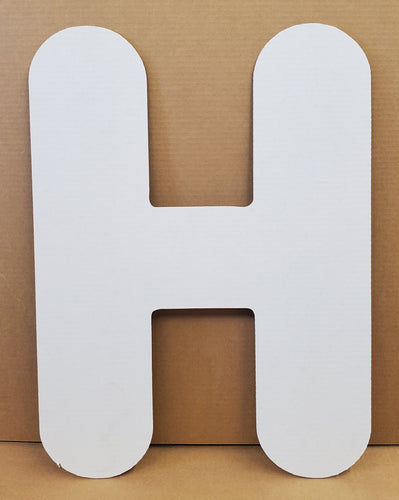 Large White Cardboard Letters | Large White Cardboard Numbers | Choose Your Own Letters and Numbers | Paintable Letters | Giant Letters | Craft