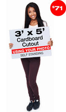 Custom Lifesize 5ft Cardboard Cutout Standee from your photo