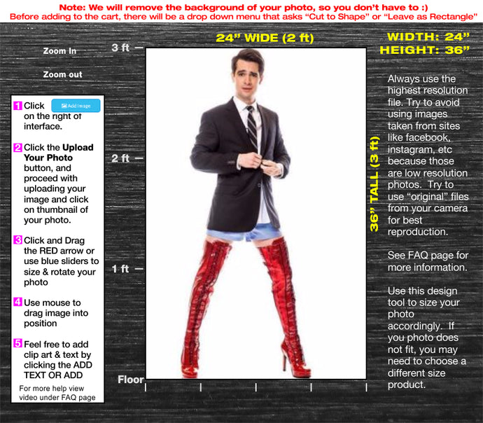 3ft Tall Custom Cardboard Cutout