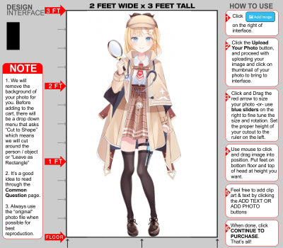 3ft Tall Custom Cardboard Cutout - Lowest Price Guarantee