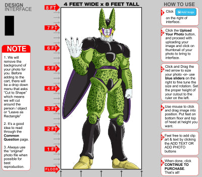 8ft Tall Custom Cardboard Cutout - Lowest Price Guarantee